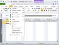 Classic Menu for Project 2010 screenshot
